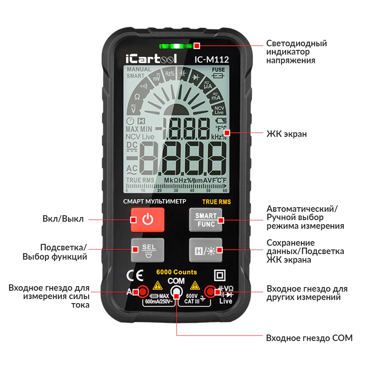 СМАРТ МУЛЬТИМЕТР ICARTOOL IC-M112 IC-M112_5.jpg