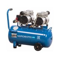 NORDBERG КОМПРЕССОР NCEO50/210 безмасляный 220В, ресив. 50л, 210л/мин