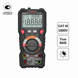 Профессиональный цифровой мультиметр True RMS, 20 000 отсчётов, CATIII 1000В / CATIV 600В iCartool IC-M120