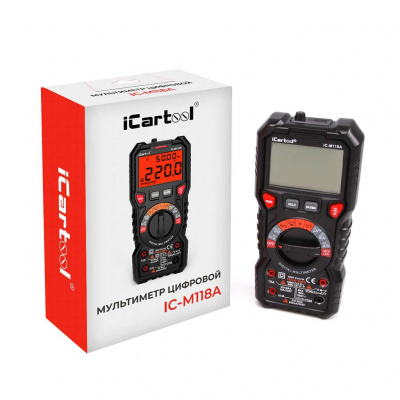 Мультиметр цифровой iCartool IC-M118A